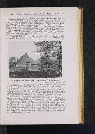 Sachsenhaus des Bauern Joh. Leuth in Seeth, jetzt abgebrochen Abb. 7 Lichtbild: W. Jessen (1900)