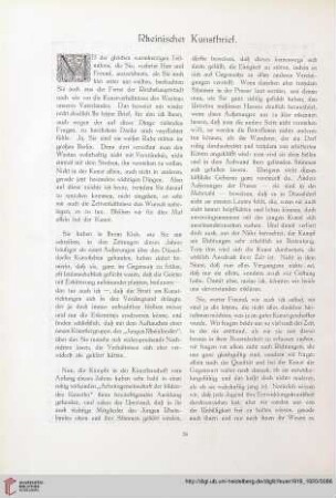 1: Rheinischer Kunstbrief