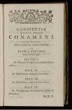 Conspectus Totius Operis
