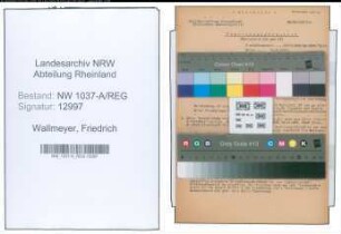 Entnazifizierung Friedrich Wallmeyer , geb. 00.00.0000 (Studienrat)