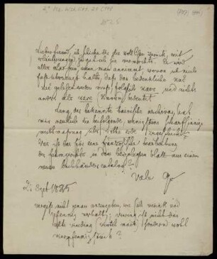 Brief von Jacob Grimm an Paul Wigand