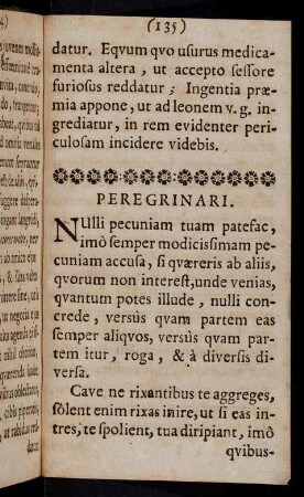 135-140, Peregrinari