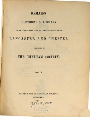 Lancashire memorials of the rebellion, MDCCXV