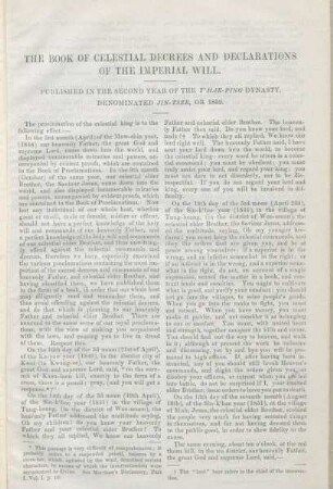 The book of celestial decrees and declarations of the imperial will
