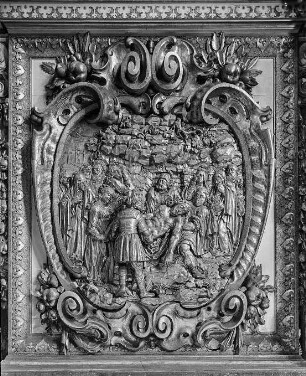 Detail: Grablegung Christi