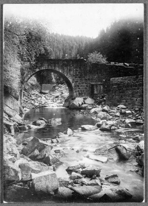Alte Okerbrücke im Okertal im Harz