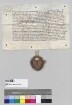 Herzog Heinrich [XVI.] von Bayern übergibt Anna Harskircher, Nonne zu Seligenthal, den Niederhof (Nidern Hof) zu Harskirchen (Harschkirchen) im Tausch für die Vogtei zu Niederaichbach, die der Nonne Anna von ihrem verstorbenen Vater Hartbrecht dem Harskircher zu Zangwerkch zur Stiftung eines Jahrtags vermacht wurde. S: Herzog Heinrich [XVI.] von Bayern