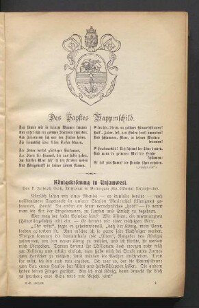 Königskrönung in Unjamwesi