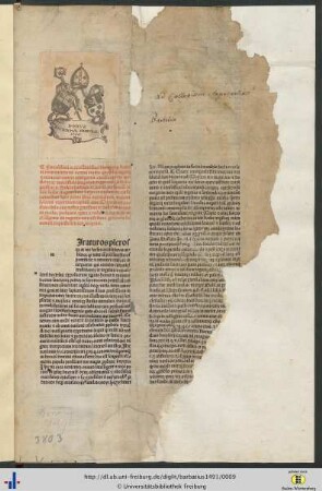 In titulum de constitutionibus super primo libro decretalium