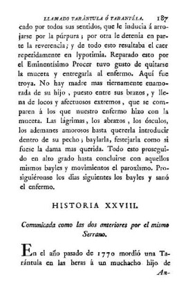 HISTORIA XXVIII.
