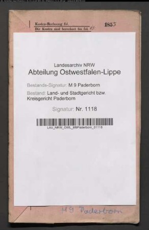 Erblasser: Götte, Elisabeth, geb. Pöppelbaum; Ehepartner: Götte, Caspar: