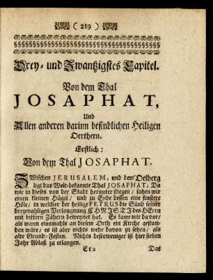 Drey- und Zwantzigstes Capitel.