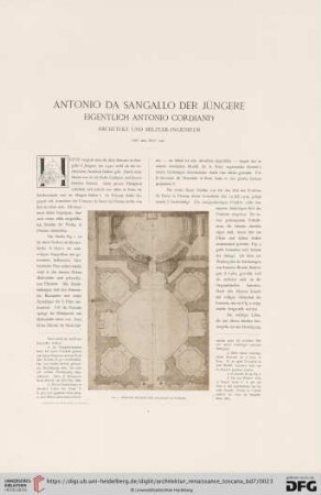 Antonio da Sangallo der Jüngere, eigentlich Antonio Cordiani