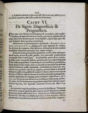 Caput VI. De Signis Diagnosticis & Prognosticis.