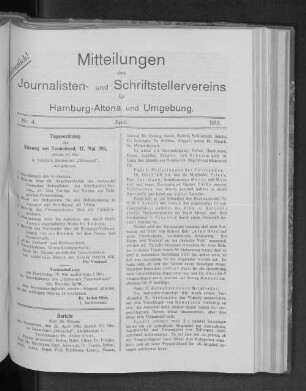 Nr. 4. : April. 1913.