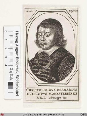 Bildnis Christoph Bernhard (von Galen), 1650-78 Fürstbischof von Münster