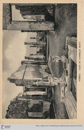 Pompei - Casa di Cornelio Rufo