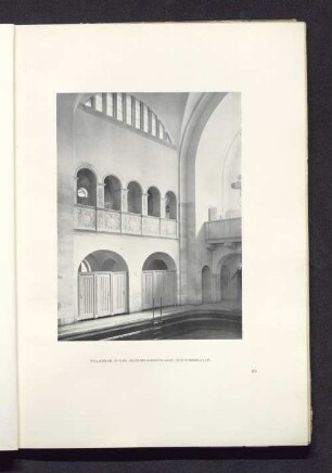 Volksbad in der Oderbergerstrasse, Schwimmhalle