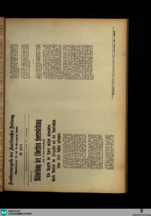 Karlsruher Zeitung, Sonderausgabe No. 404, Mitteilung der Obersten Heeresleitung vom 16. Mai 1915