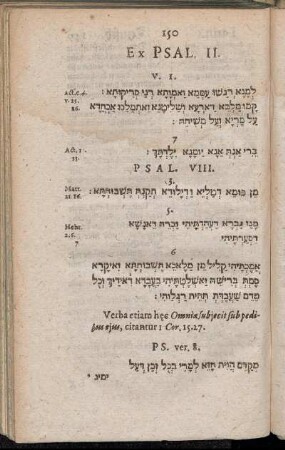 Ex Psal. II. - Pasl. 110