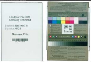 Entnazifizierung Fritz Neuhaus , geb. 11.09.1896 (Maschinensetzer)