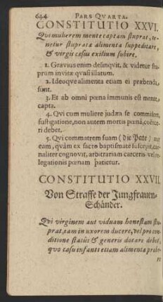 Constitutio XXVI.