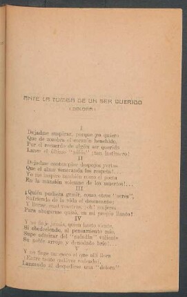 Ante la tumba de un ser querido : (Dolora)