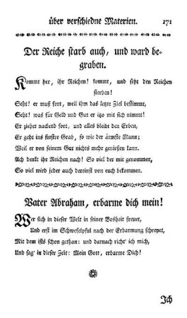 Der Reiche starb auch, und ward begraben