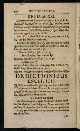 342-347, De Dictionibus Encliticis. - De Synencliticis