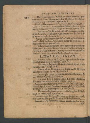Libri Calviniani.