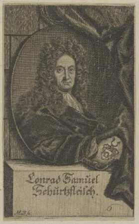 Bildnis des Conrad Samuel Schurtzfleisch