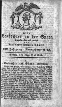 19. Stueck, 9. Mai 1831