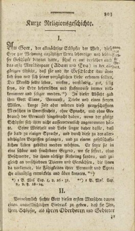 Kurze Religionsgeschichte.