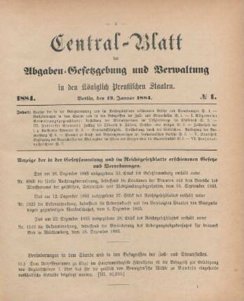 12. Januar - 27. Dezember = No. 1 - No. 26