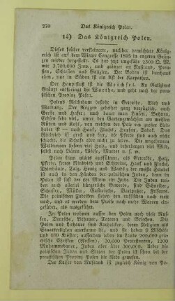 14) Das Koenigreich Polen