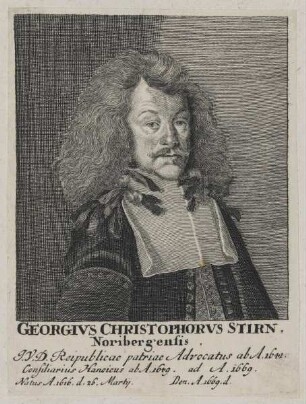 Bildnis des Georgivs Christophorvs Stirn