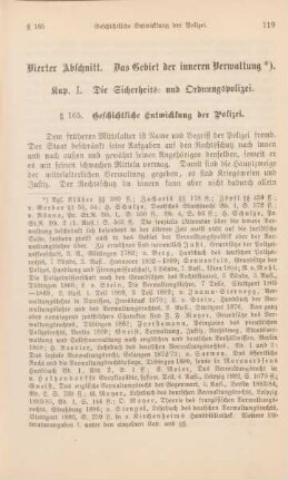 Vierter Abschnitt. Das Gebiet der inneren Verwaltung