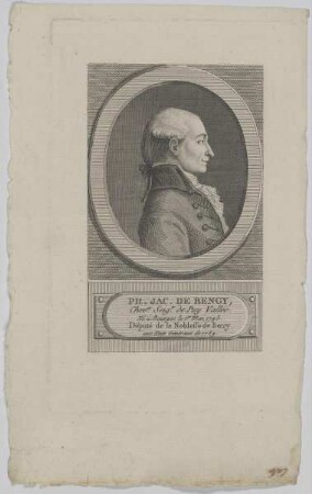Bildnis des Ph. Jac. de Bengy