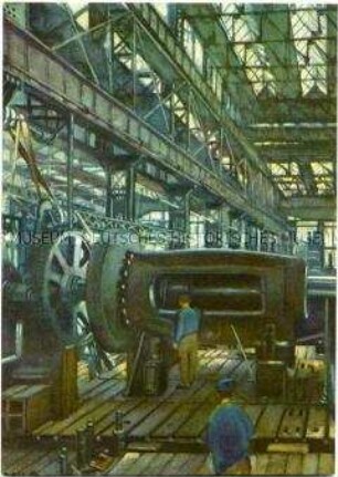 Maschinenbau im Breslauer Werk der Linke-Hofmann-Lauchhammer AG