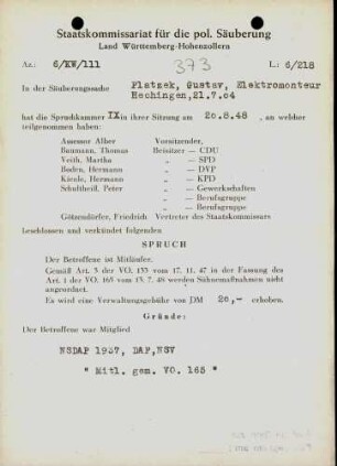 Platzek, Gustav