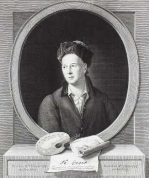 Adam Friedrich Oeser, Jugendbildnis