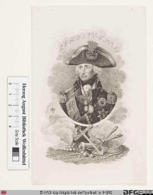 Bildnis Horatio Nelson, 1801 1. Viscount N.
