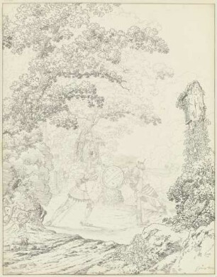 Zweikampf von Rittern