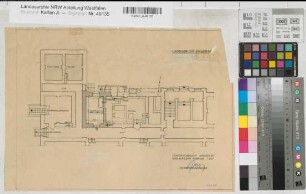 Arnsberg, Landgericht, Hauptgebäude, Grundriss