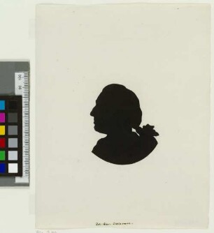 [Bildnis von Johann Heinrich Boeckmann] : [Schattenriss]