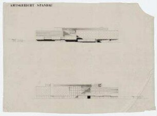 Engerer Ideenwettbewerb Amtsgericht Spandau (unrealisiert), Ankauf – Ansichten. Berlin-Spandau, Altstädter Ring