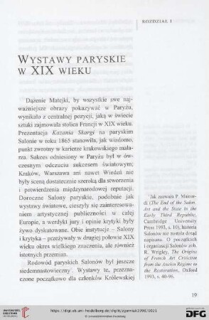 I. Wystawy paryskie w XIX wieku