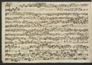 Suiten; cemb; A-Dur; BWV 806