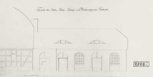 Peitz, Hüttenwerk: Fassade des Bohr-, Dreh-, Schleif- und Kalkwalzwerkes : Peitz, Hüttenwerk