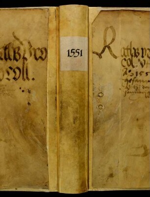Ratsprotokolle, 1551 Juli 25. - 1552 Jan. 18.